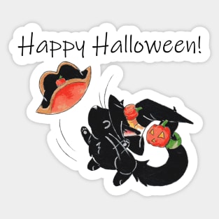 Halloween Hats (With Text) Sticker